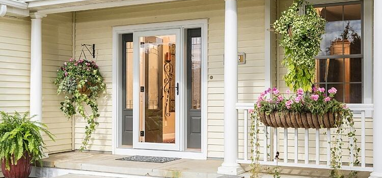 screen door installation in Livingston