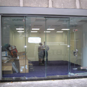 shop front door repair Livingston